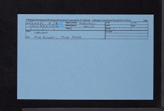 Carcant, NT35SE 5, Ordnance Survey index card, Recto