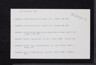 Eskbank, NT36NW 72, Ordnance Survey index card, page number 3, Recto