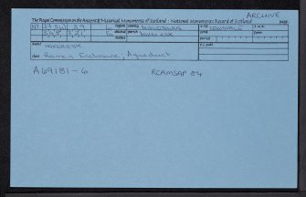 Inveresk, NT37SW 39, Ordnance Survey index card, Recto