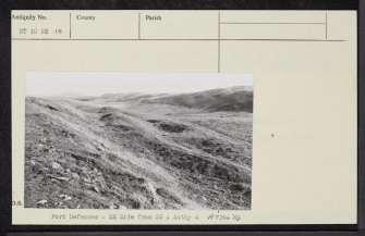 Burgh Hill, NT40NE 18, Ordnance Survey index card, Recto