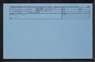 North Synton, NT42SE 10, Ordnance Survey index card, Recto