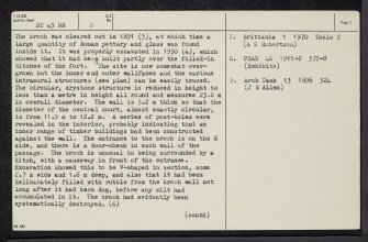 Torwoodlee, NT43NE 2, Ordnance Survey index card, page number 2, Verso