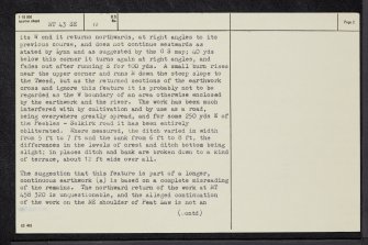 Crib's Hill - Howdenpot Knowes, NT43SE 12, Ordnance Survey index card, page number 2, Verso