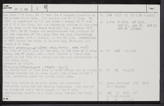 Channelkirk, NT45SE 2, Ordnance Survey index card, page number 2, Recto