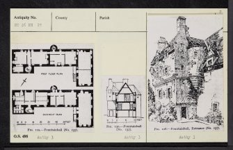Fountainhall, NT46NW 21, Ordnance Survey index card, page number 2, Recto