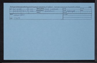 Longniddry, NT47NW 5, Ordnance Survey index card, Recto