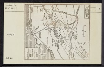 Prestonpans, Battle Of Prestonpans Monument, NT47SW 10, Ordnance Survey index card, page number 3, Recto