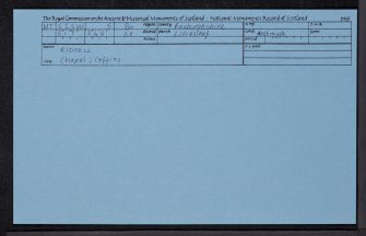 Riddell, NT52SW 5, Ordnance Survey index card, Recto