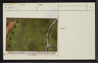 Riddell, NT52SW 7, Ordnance Survey index card, page number 2, Recto
