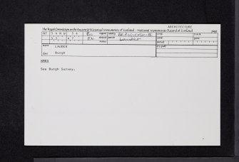 Lauder, General, NT54NW 54, Ordnance Survey index card, Recto