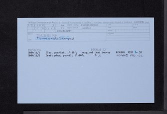 Tollishill Dod, NT55NW 3, Ordnance Survey index card, Recto