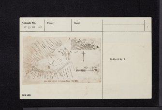 Kelphope Burn, NT55NW 10, Ordnance Survey index card, page number 1, Recto