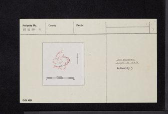 Hog Hill, NT55NW 11, Ordnance Survey index card, page number 1, Recto