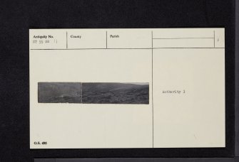 Hog Hill, NT55NW 11, Ordnance Survey index card, page number 2, Verso