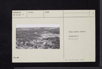 Borrowston Rig, NT55SE 5, Ordnance Survey index card, page number 2, Recto