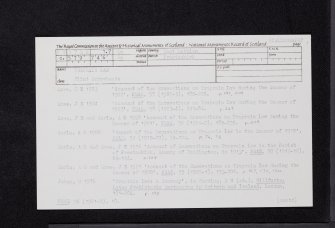 Traprain Law, NT57SE 1.7, Ordnance Survey index card, page number 1, Recto