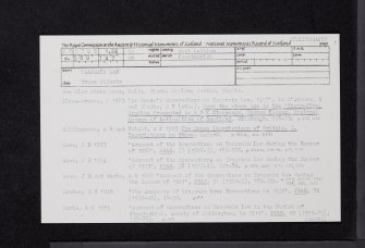 Traprain Law, NT57SE 1.24, Ordnance Survey index card, page number 1, Recto