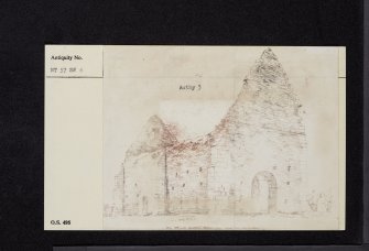 Haddington, Bullet Loan, St Martin's Church, NT57SW 5, Ordnance Survey index card, Verso