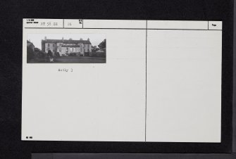Balgone House, NT58SE 26, Ordnance Survey index card, Recto
