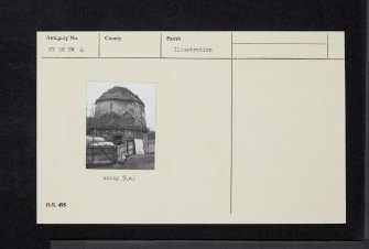 Congalton Gardens, Dovecot, NT58SW 4, Ordnance Survey index card, Recto