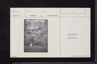 Hundalee Cave, NT61NW 10, Ordnance Survey index card, Recto