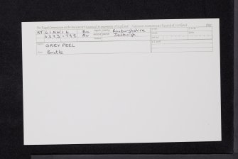 Grey Peel, NT61NW 16, Ordnance Survey index card, Recto