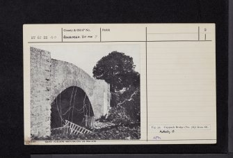 Cappuck Bridge, NT62SE 40, Ordnance Survey index card, page number 2, Verso