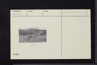 Craigie Wood, NT65NE 6, Ordnance Survey index card, Recto