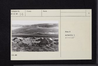 'The Nine Stones', NT66NW 14, Ordnance Survey index card, page number 4, Verso