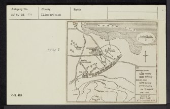 Battle Of Dunbar, NT67NE 54, Ordnance Survey index card, Recto