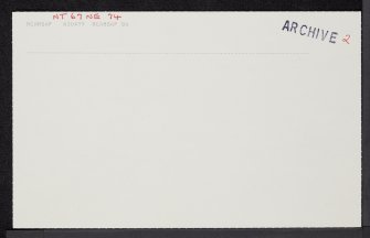 Easter Broomhouse, NT67NE 74, Ordnance Survey index card, page number 2, Recto