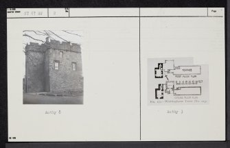 Whittingehame Tower, NT67SW 2, Ordnance Survey index card, Recto