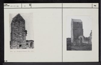 Stenton, Old Parish Church, NT67SW 8, Ordnance Survey index card, Recto