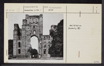 Kelso, Bridge Street, Abbey, NT73SW 18, Ordnance Survey index card, page number 7, Recto