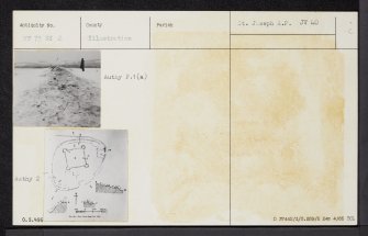 Duns Law, NT75SE 2, Ordnance Survey index card, Recto