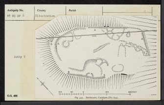 Currburn, NT82SW 6, Ordnance Survey index card, Recto