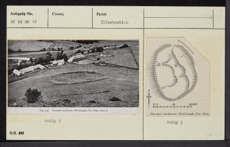 Mowhaugh, NT82SW 13, Ordnance Survey index card, Recto