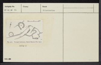 Bucht Knowe, NT82SW 16, Ordnance Survey index card, Recto