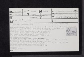 Harly Darlies, NT86NW 30, Ordnance Survey index card, page number 1, Recto