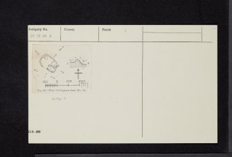 Mire Loch, NT96NW 3, Ordnance Survey index card, Recto