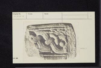 Gosmount, Cross-Shaft, NT96NW 8, Ordnance Survey index card, page number 2, Verso