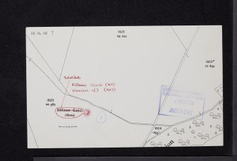 Killaser Castle, NX04NE 7, Ordnance Survey index card, Recto