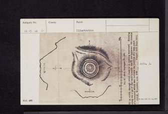 Balgreggan, NX05SE 6, Ordnance Survey index card, Verso