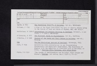 Innermessan, NX06SE 4, Ordnance Survey index card, page number 1, Recto