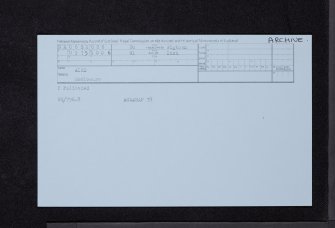 Aird, NX06SE 26, Ordnance Survey index card, Recto