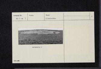 Finnarts Hill, NX07SE 7, Ordnance Survey index card, page number 2, Verso