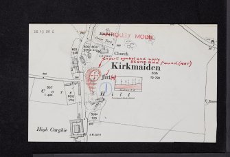 Core Hill, Kirkmaiden, NX13NW 6, Ordnance Survey index card, Recto