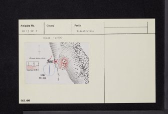 The Dunnan, Portankill, NX13SW 8, Ordnance Survey index card, Recto