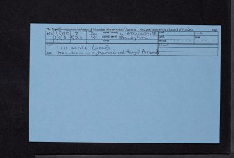 Glenluce Abbey, NX15NE 7, Ordnance Survey index card, Recto