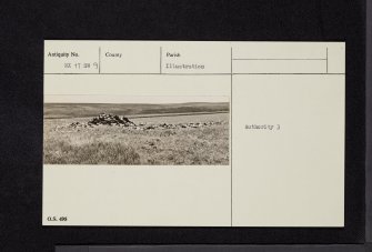 Grey Hill, Shennas, NX17SW 9, Ordnance Survey index card, Recto